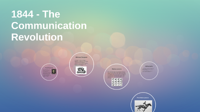 essay on communication revolution