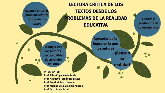 Algunos criterios una lectura crítica de los by Zuleima Andrea Maigua Soliz