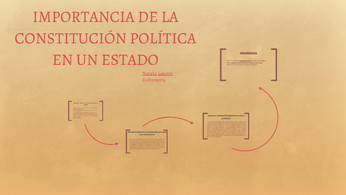 IMPORTANCIA DE LA CONSTITUCIÓN POLÍTICA EN UN ESTADO by Natalia Latorre