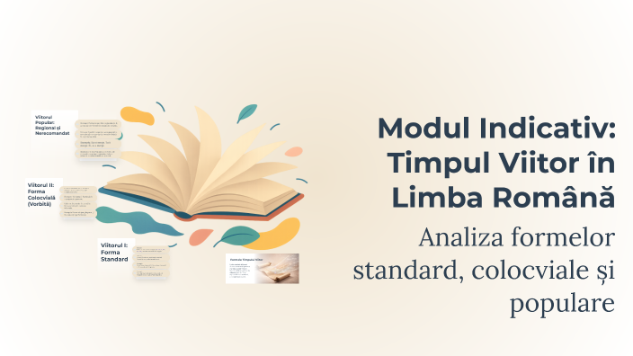 Viitor Standard Modul Indicativ: Timpul Viitor în Limba Română by Татьяна Радова on Prezi
