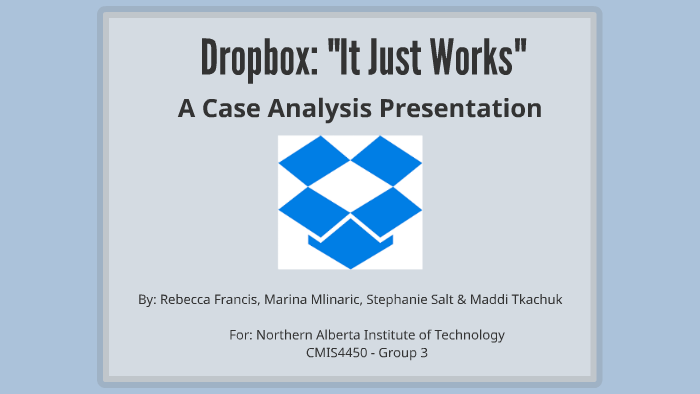 dropbox it just works case study solution