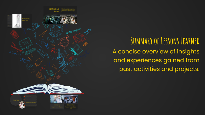 Summary of Lessons Learned by Anh Nguyen on Prezi