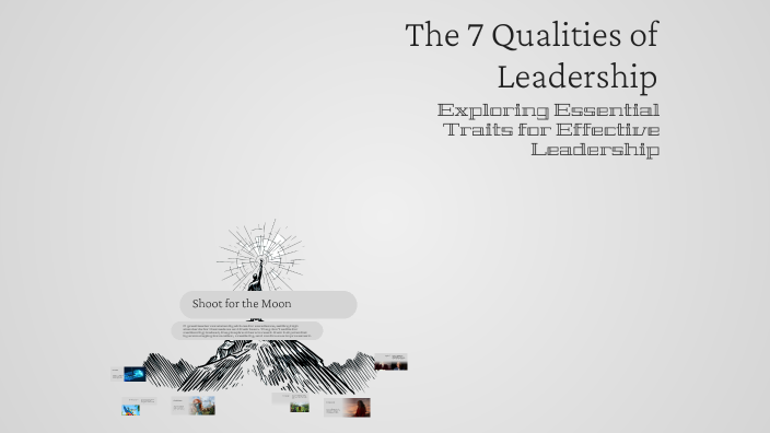 The 7 Qualities of Leadership by angeline villier on Prezi