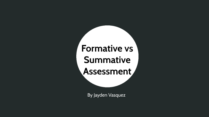Formative and Summative Assessment by Jayden Vasquez on Prezi