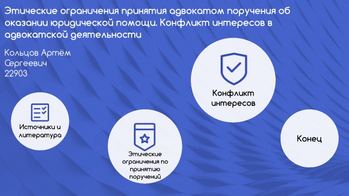 Проф. этика адвокатов by on Prezi