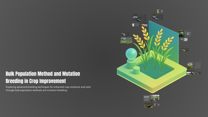 Bulk Population Method and Mutation Breeding in Crop Improvement by ...