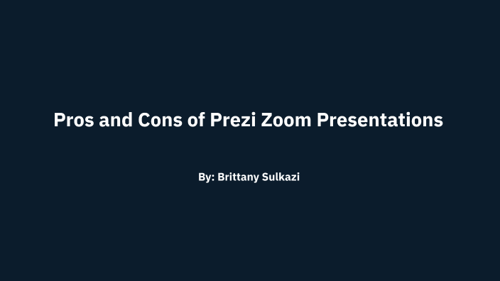 prezi zoom presentations