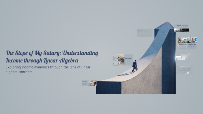 The Slope of My Salary: Understanding Income through Linear Algebra by ...