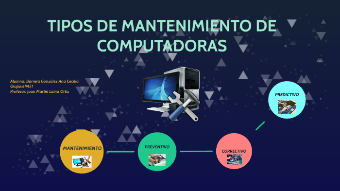 Tipos de Mantenimiento de Computadoras by Ceci Barrera on Prezi