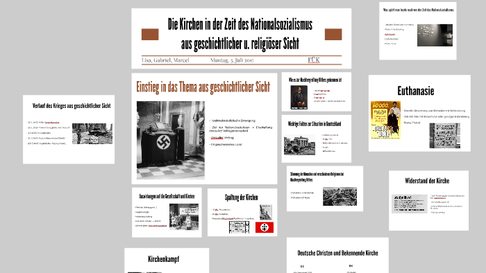 Die Kirchen in der Zeit des Nationalsozialismus by Marcel Reich on Prezi