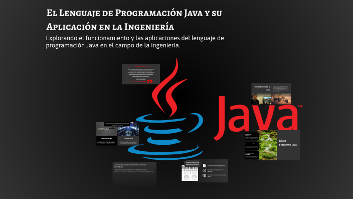 El Lenguaje de Programación Java y su Aplicación en la Ingeniería by ...