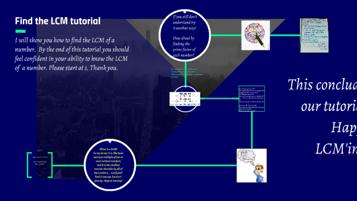 Find the LCM tutorial by Stephanie Davis on Prezi