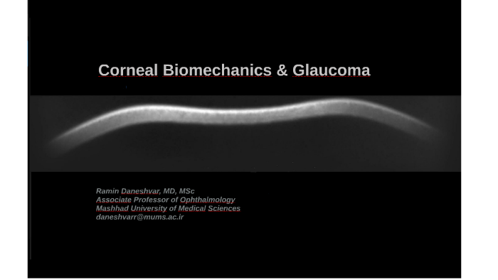 Corneal Biomechanics & Glaucoma by Ramin Daneshvar on Prezi