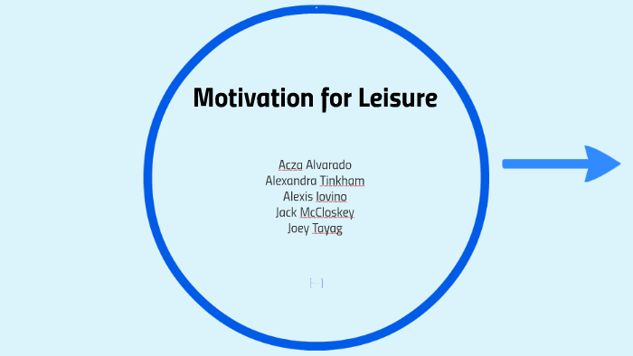 motivation for leisure case study