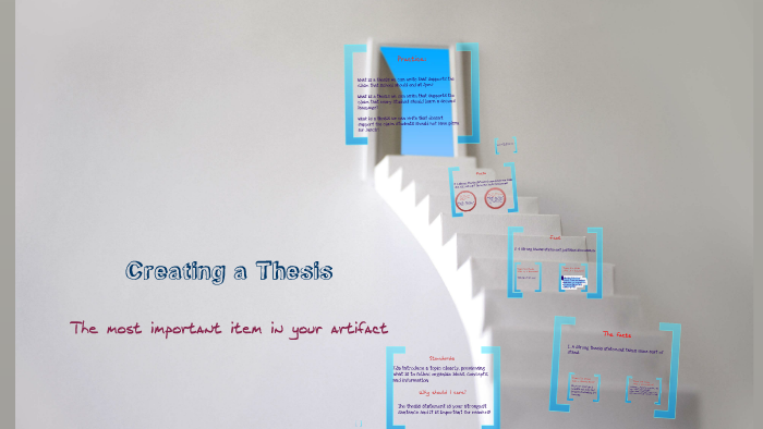 Creating a Thesis by Christopher Cole on Prezi