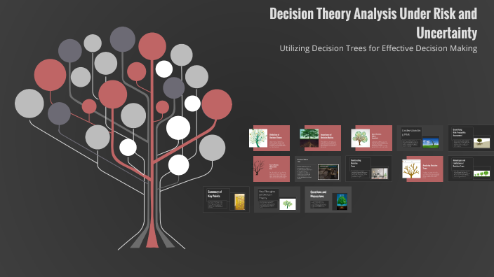 1.Decision theory analysis using decision under risk and uncertainty 2 ...