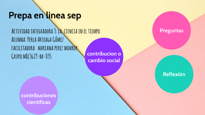 La ciencia en el tiempo by Perla Arteaga on Prezi