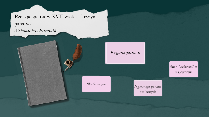 Rzeczpospolita w XVII wieku - kryzys państwa by Aleksandra Banasik on Prezi