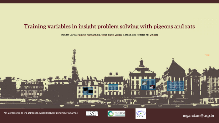 Training variables in insight problem solving with pigeons and rats by ...