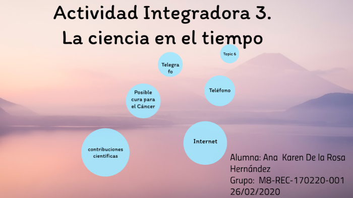 La ciencia en el tiempo by Ana Karen De La Rosa Hernandez on Prezi