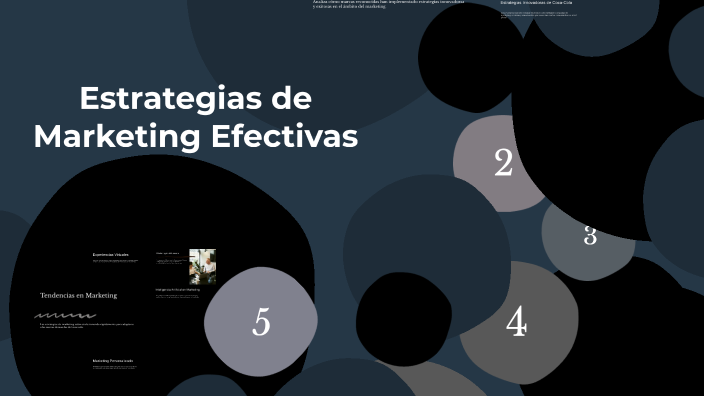 Estrategias de Marketing Efectivas by Maria José Solares Nualart on Prezi