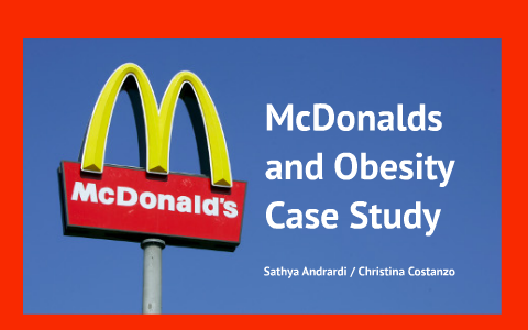 mcdonalds and obesity case study