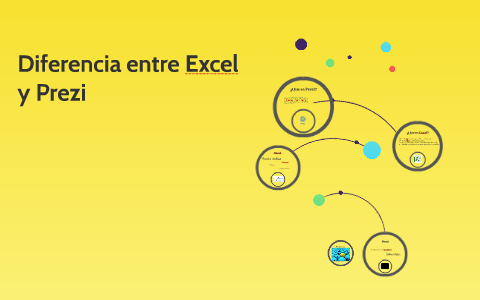 Diferencia entre Excel y Prezi by Claudia Arellano on Prezi