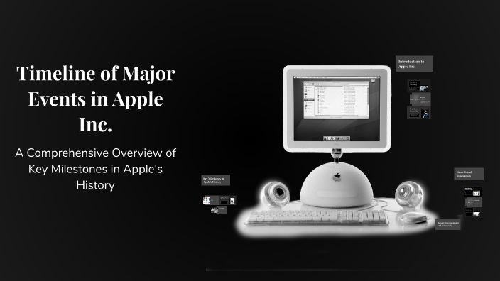 Timeline of Major Events in Apple Inc. by anthony noriega on Prezi