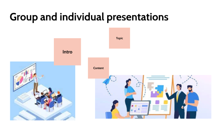 in a group presentation each individual should be a