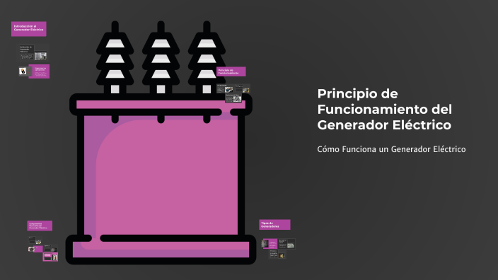 Principio de Funcionamiento del Generador Eléctrico by Jorge Julio