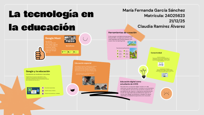 La tecnología en la educación by Fernanda García on Prezi