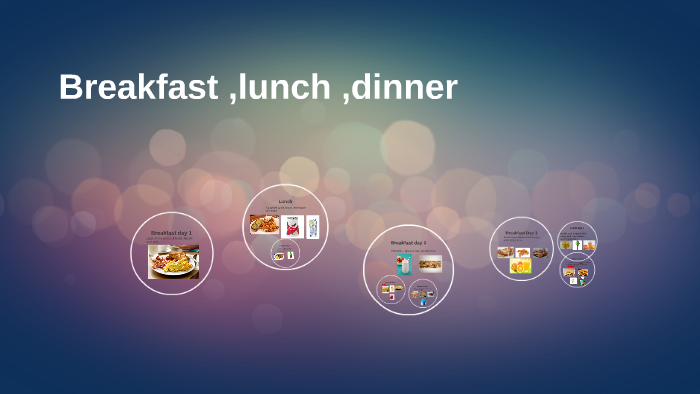 Breakfeast ,lunch ,dinner day 1. by Tatum Richeson on Prezi
