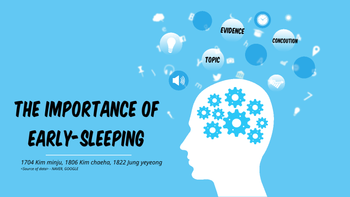 importance of sleeping early at night