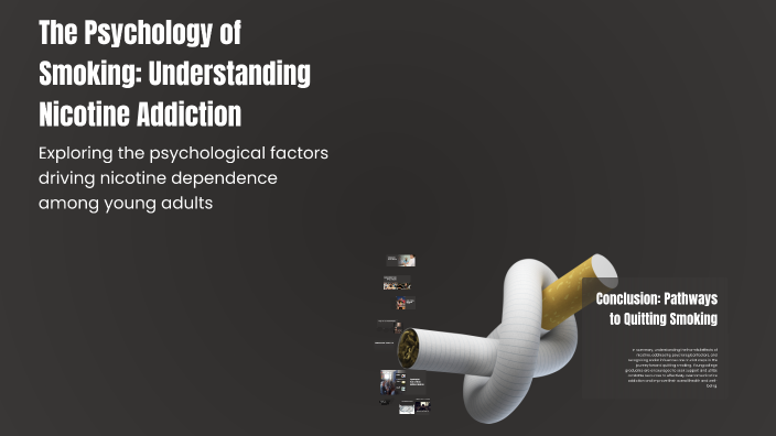 The Psychology of Smoking: Understanding Nicotine Addiction by Dileep ...