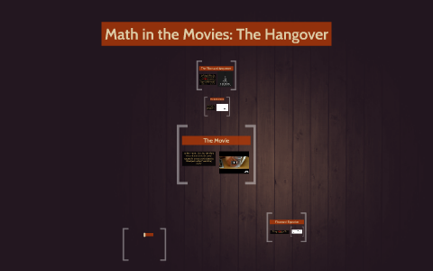 Mathematical Thoughts in the Hangover