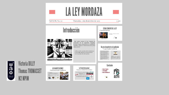 La Ley Mordaza By Thomasset Thomas