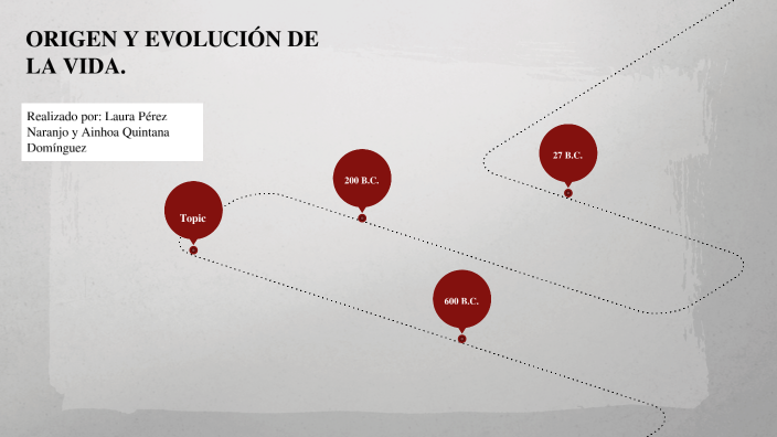 ORIGEN Y EVOLUCIÓN DE LA VIDA by laura perez naranjo on Prezi