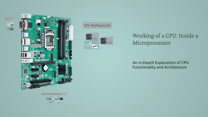 Working of a CPU: Inside a Microprocessor by Siva Siva on Prezi