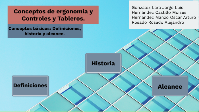 Conceptos De Ergonomía Y Controles Y Tableros By Oscar Arturo Hernandez ...