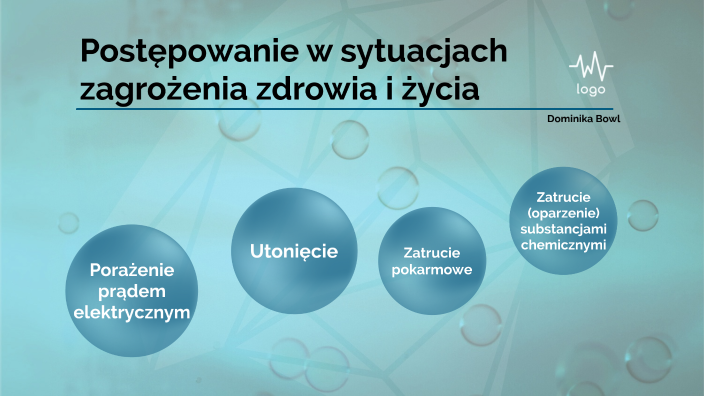 Postępowanie w sytuacjach zagrożenia zdrowia i życia by Dominika Bowl