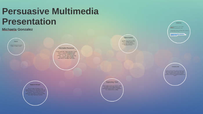 multimedia presentation examples