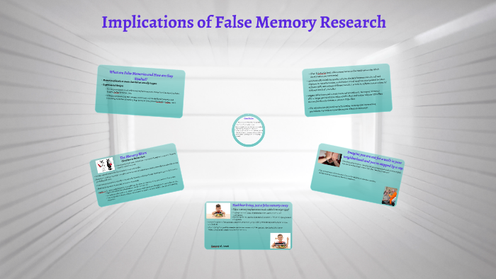 Implications Of False Memory Resarch By Amanda Bom On Prezi