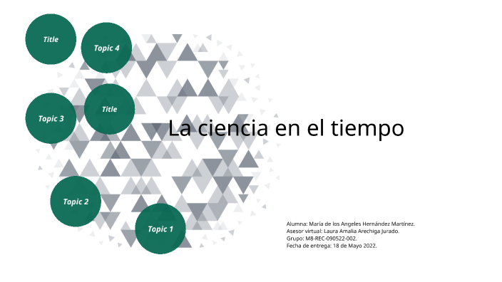 La ciencia en el tiempo by angeles hernandez martinez on Prezi