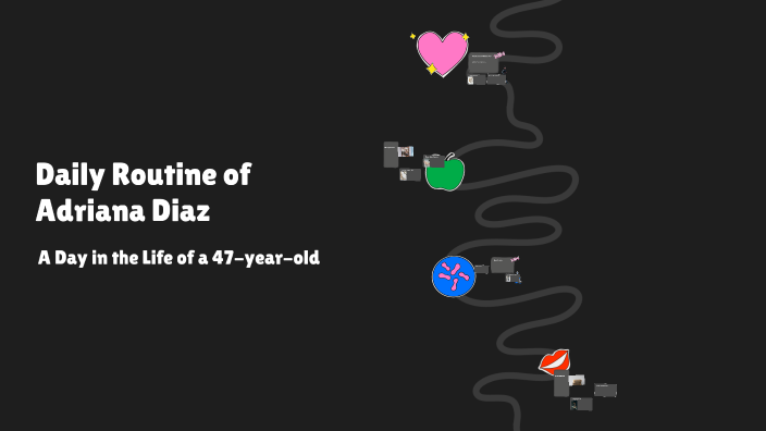 Daily Routine of Adriana Diaz by Geraldin Henriquez Acosta on Prezi