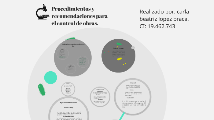 Procedimientos y recomendaciones para el control de obras. by carla ...
