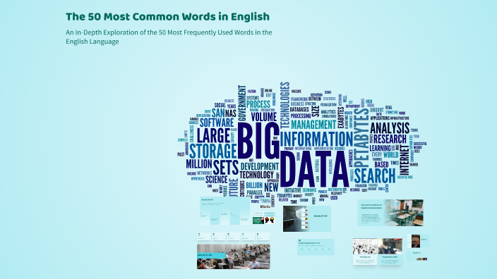 The 50 Most Common Words in English by Giovanni Fontes on Prezi