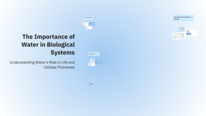 The Importance of Water in Biological Systems by David Riis Wilson on Prezi