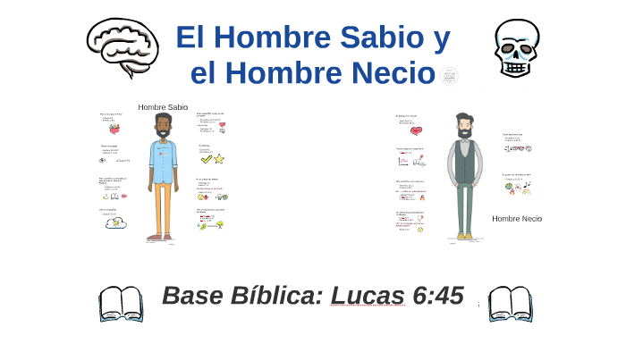 El Hombre Sabio y el Hombre Necio by priscilla espinoza