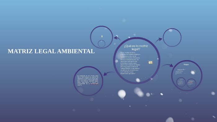 MATRIZ LEGAL AMBIENTAL by Valery Zambrano on Prezi