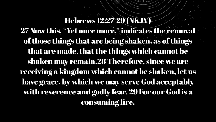 hebrews 12 27 29 nkjv